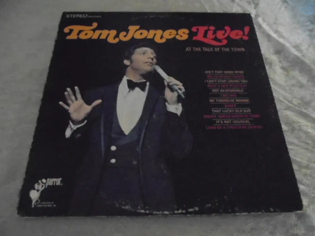 Billede 1 - LP: Tom Jones Live at the Talk of the Town  