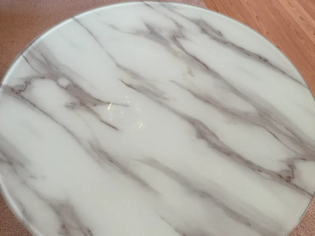 Billede 1 - Sofabord med glasplade