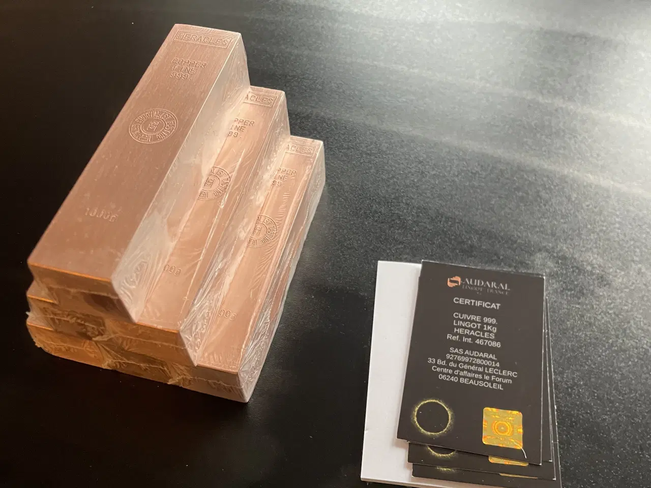 Billede 1 - Kobberbar / Kobberbarre