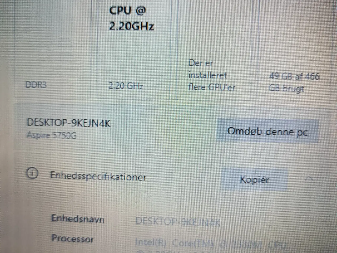 Billede 5 - Acer Aspire 15,6" skærm