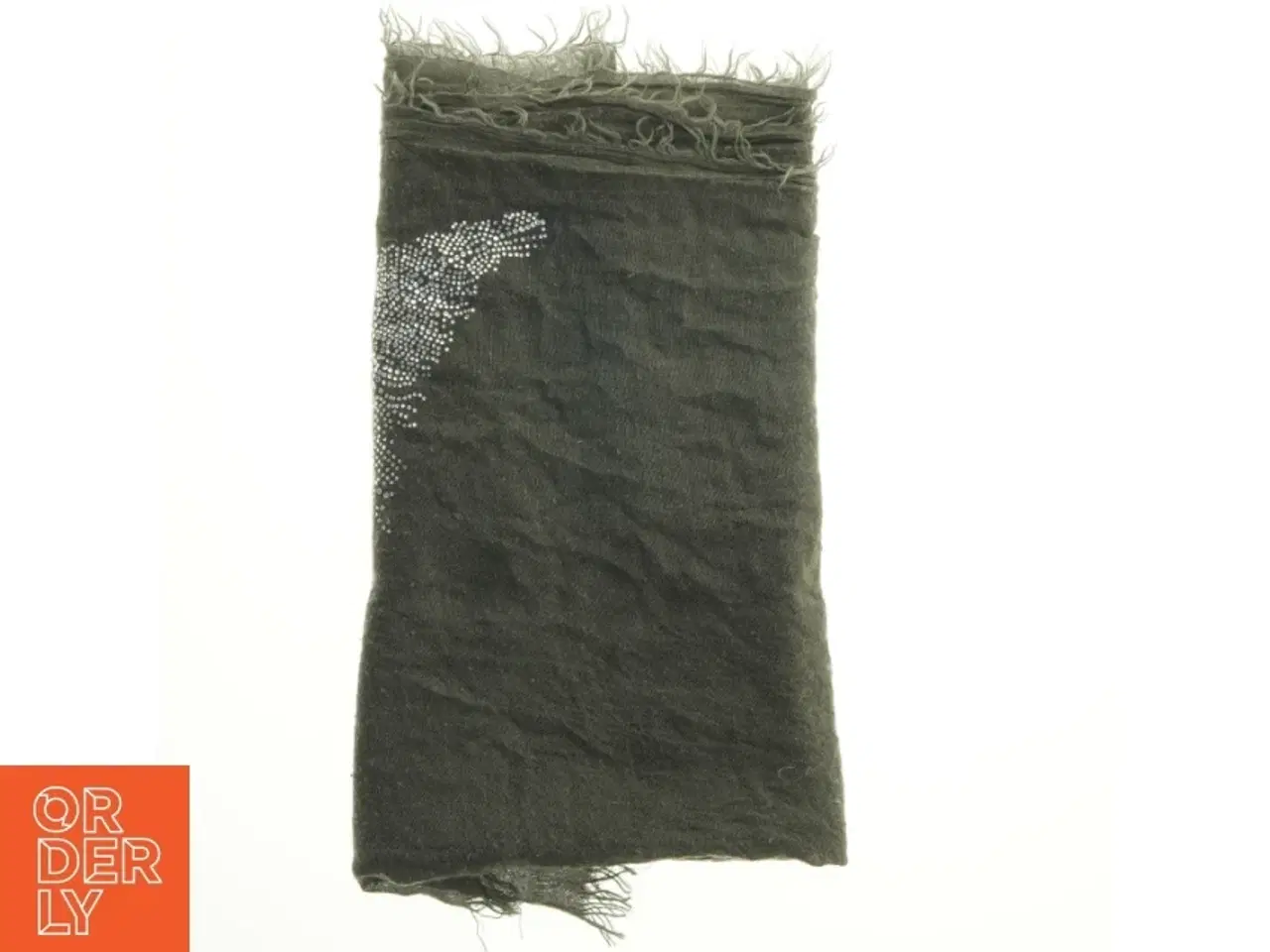 Billede 1 - Mørkegrønt tæppe med palietter (str. 85. x, 200 cm)