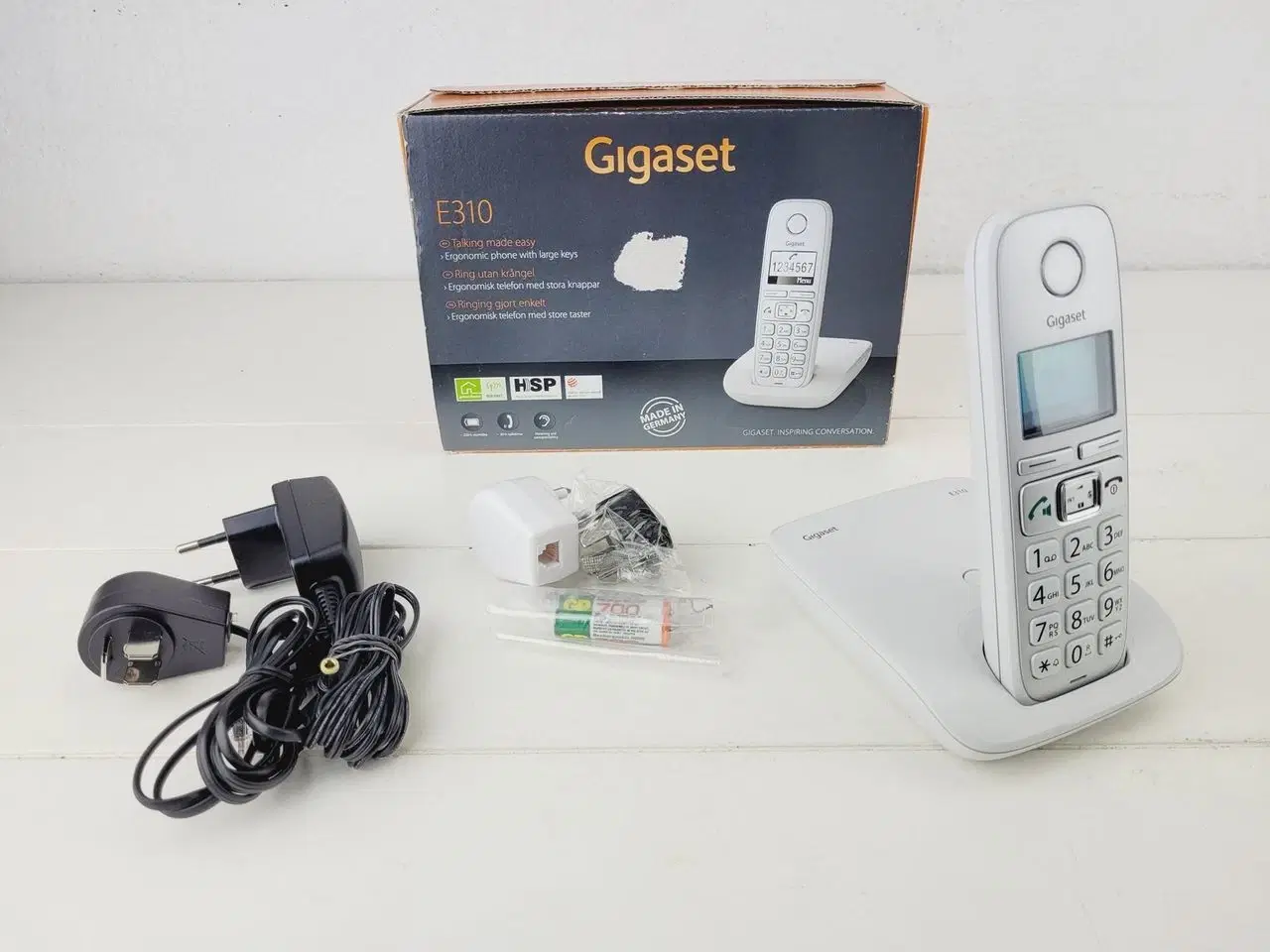 Billede 2 - ⭐️- Gigaset E310 trådløs telefon