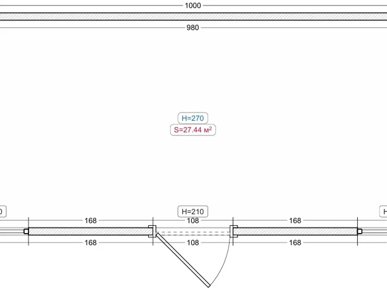 Billede 6 - Rummelig pavillon - 10x3 m - 30m² - inkl. AC