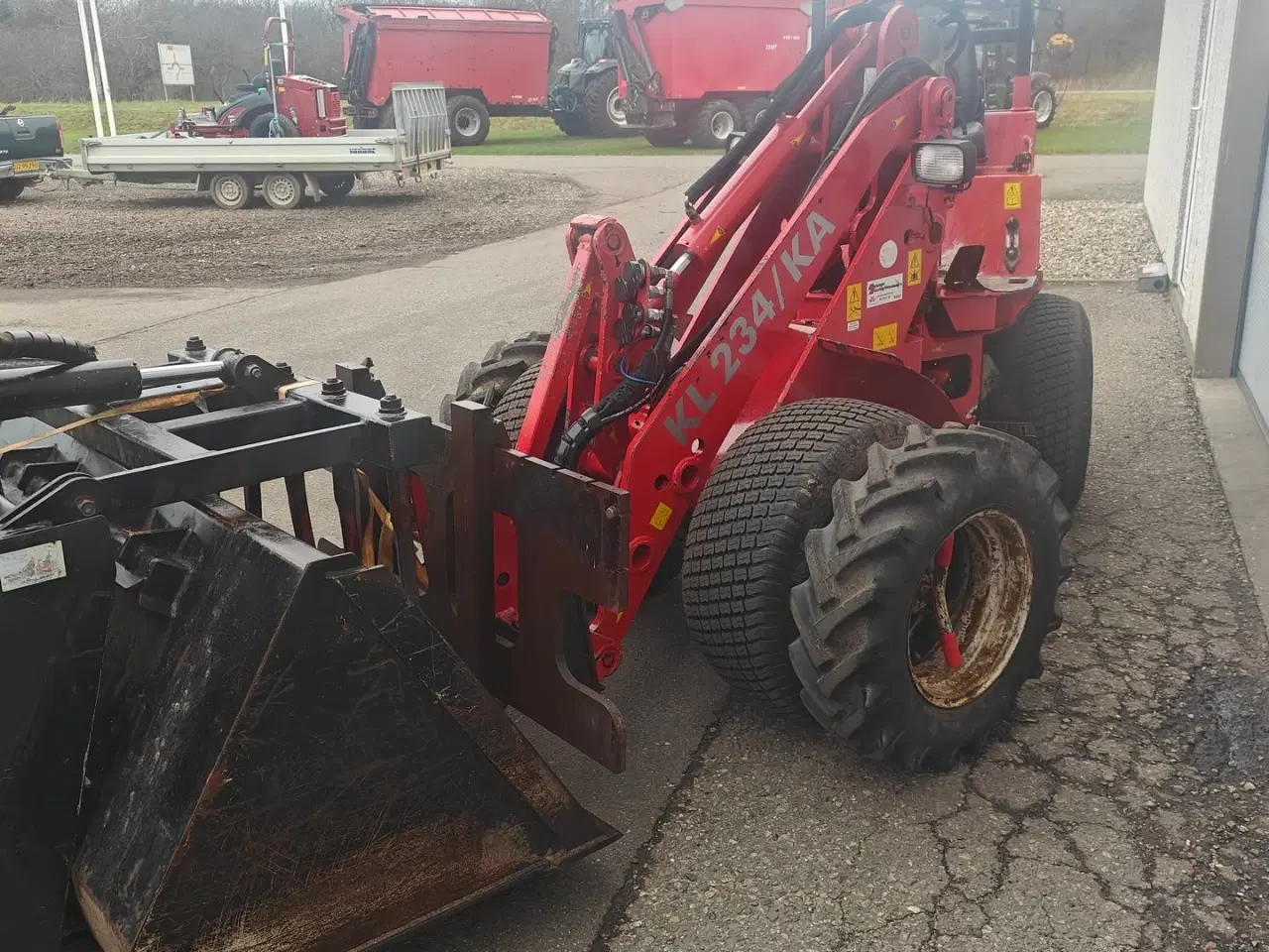 Billede 4 - Thaler KL 234/ Ka Skovl, pallegafler, siloklo medfølger