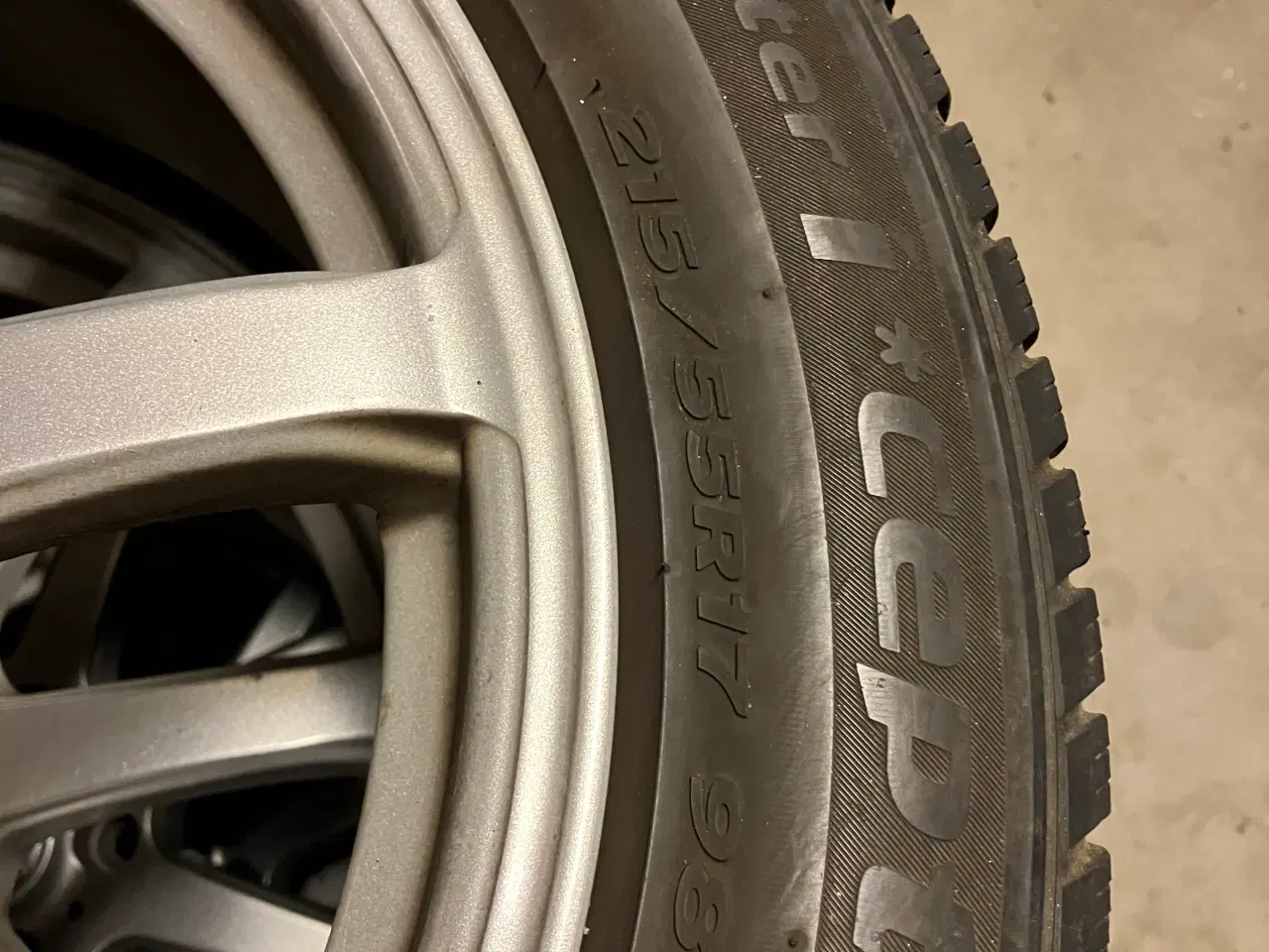 Billede 1 - Vinterdæk på alufælge