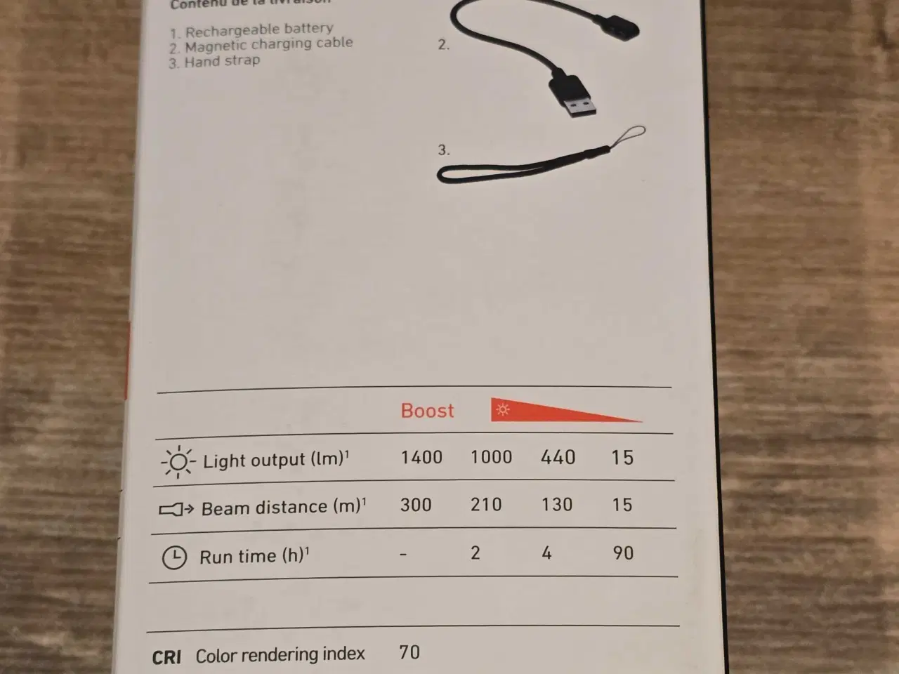 Billede 8 - Ledlenser P7R core genopladelig 