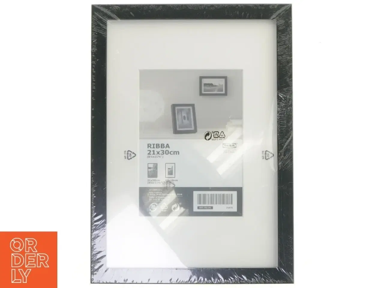 Billede 5 - Sort billedramme fra IKEA (str. 21x30 cm)