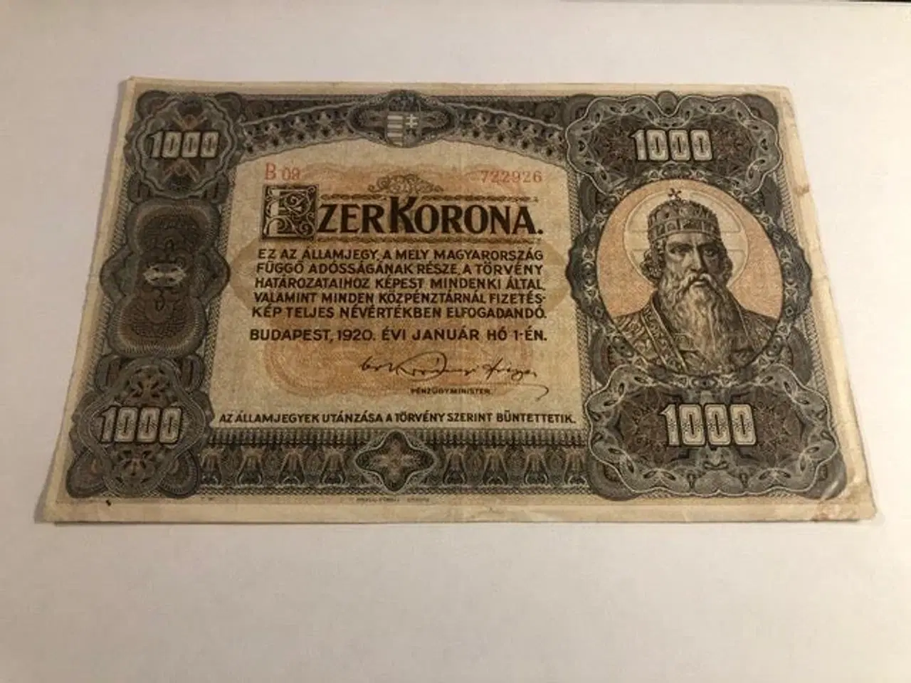 Billede 1 - 1000 korona Hungary