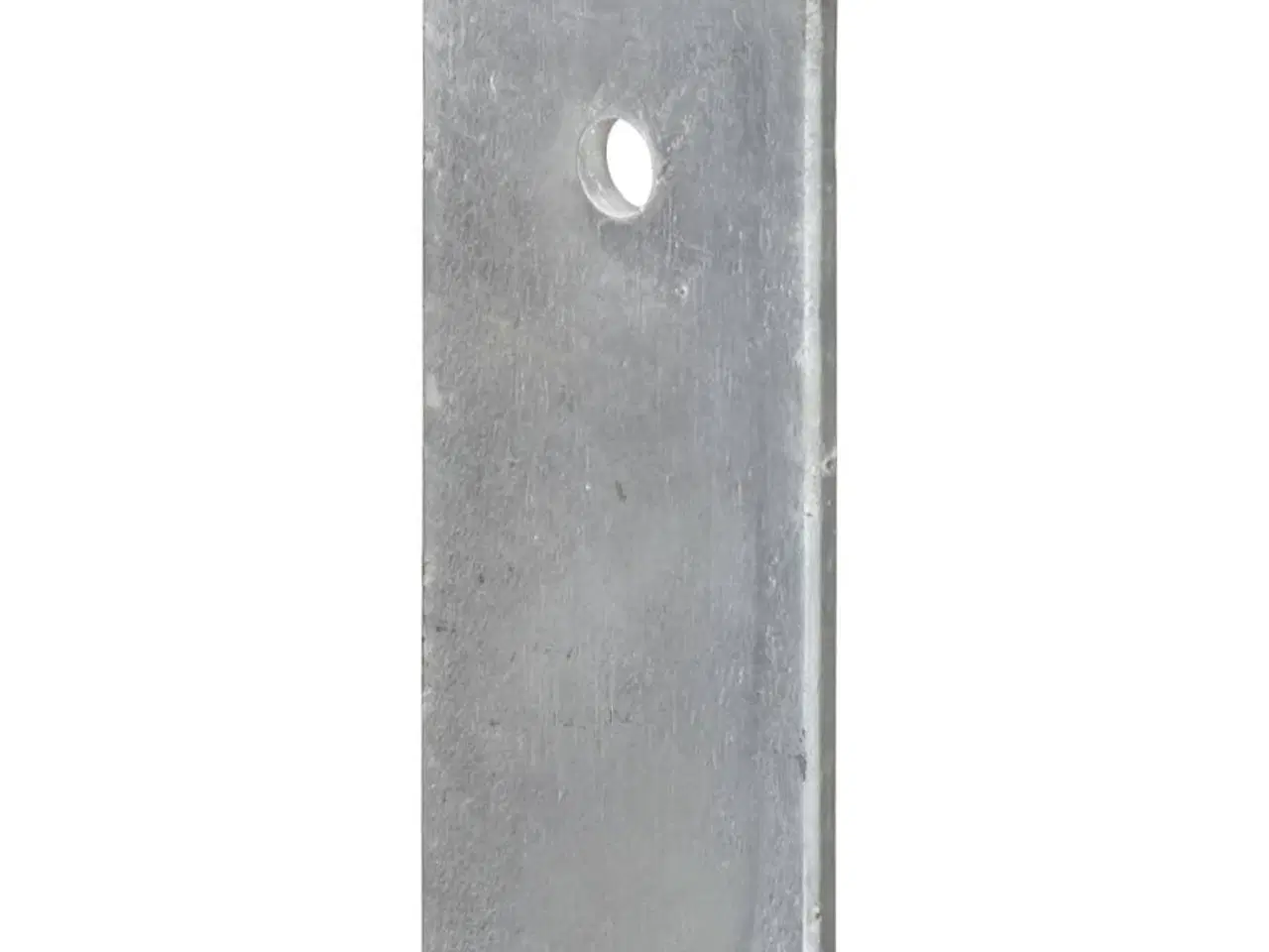 Billede 5 - Hegnspløkker 6 stk. 9x6x60 cm galvaniseret stål sølvfarvet
