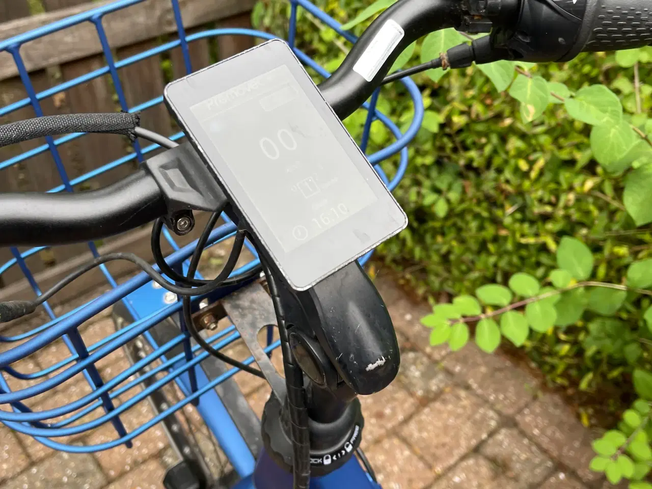 Billede 2 - El-cykel  i mat blå 