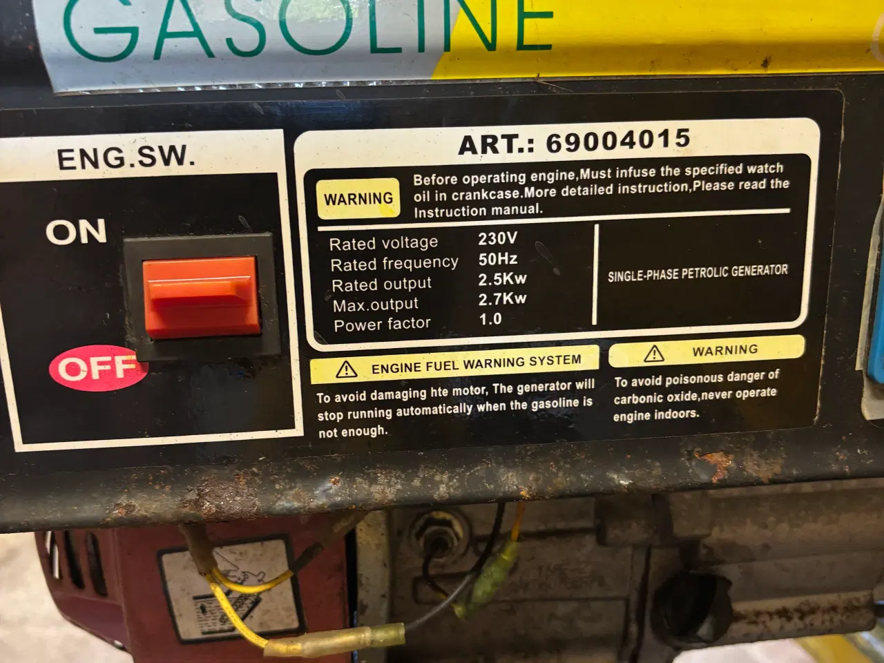 Billede 5 - Gasoline Generator 