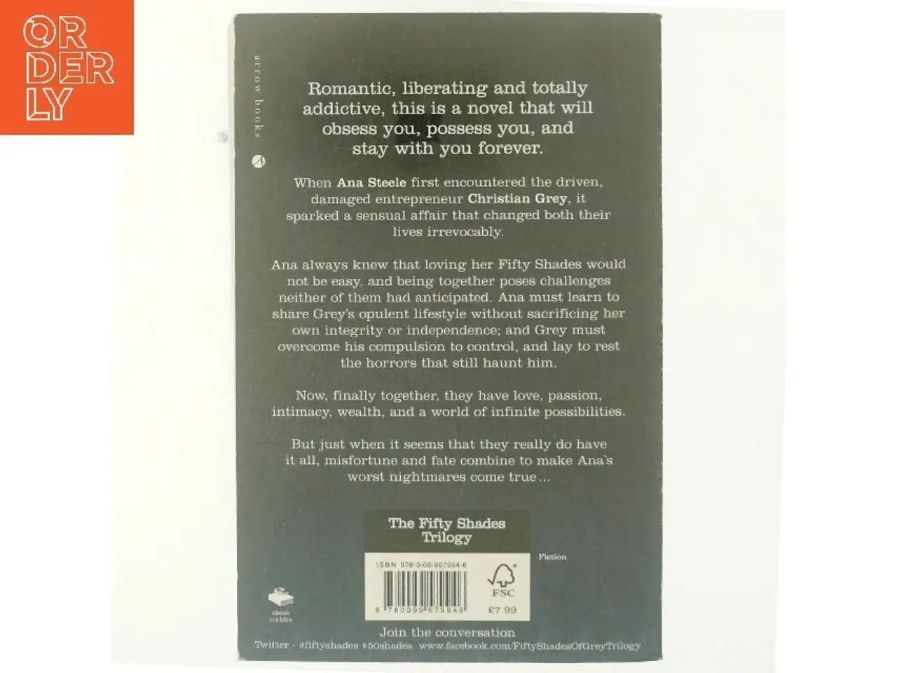 Billede 3 - Fifty shades freed af E. L. James (Bog)