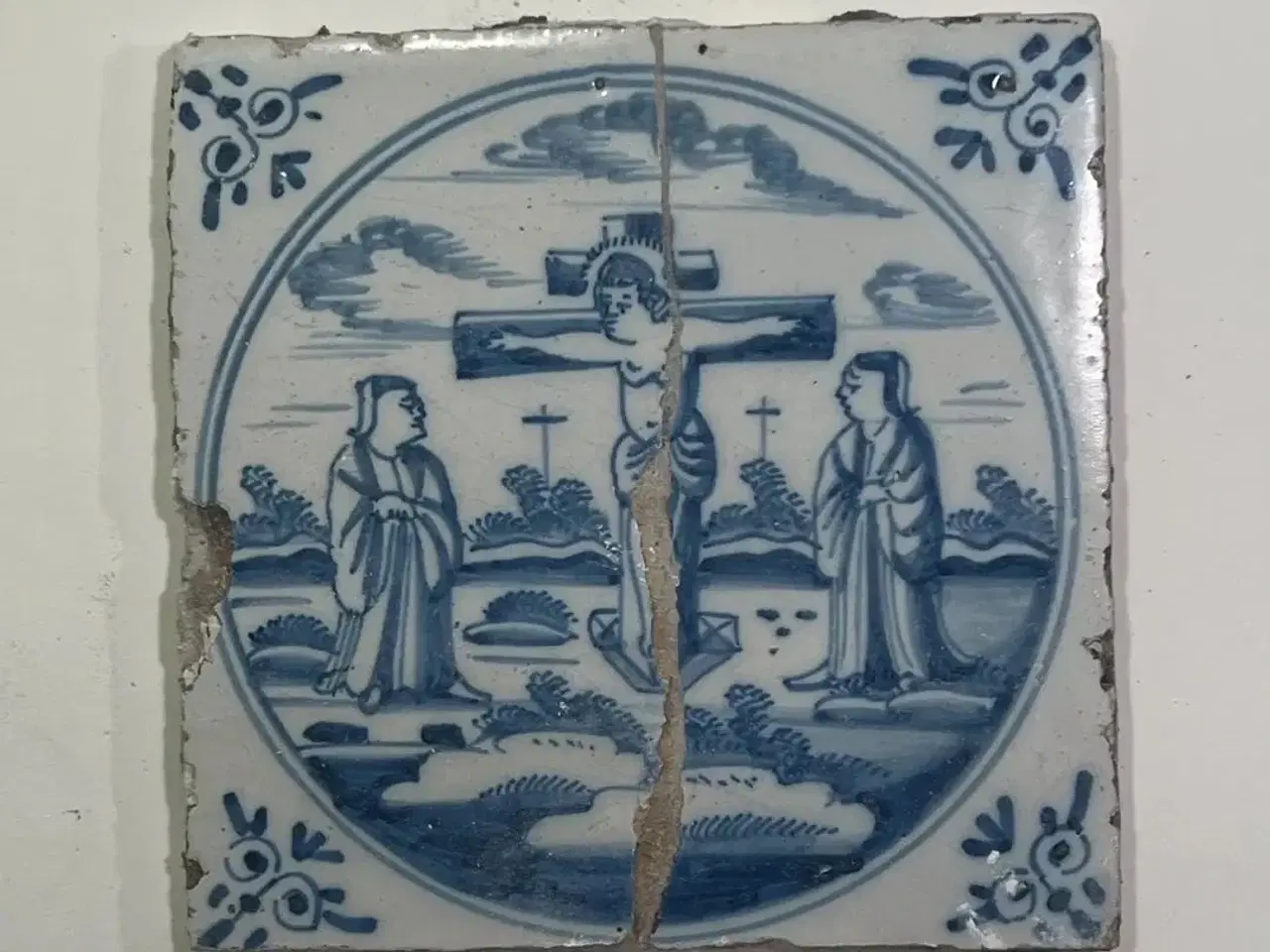 Billede 7 - Hollandske Delft klinker med religiøse motiver