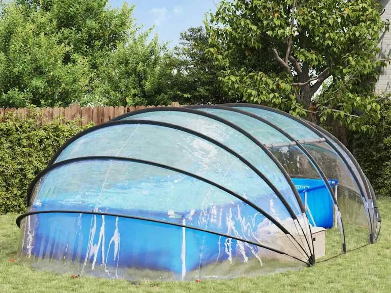 Billede 4 - Pooltelt Dome Transparent 538 x 440 x 204 cm PVC