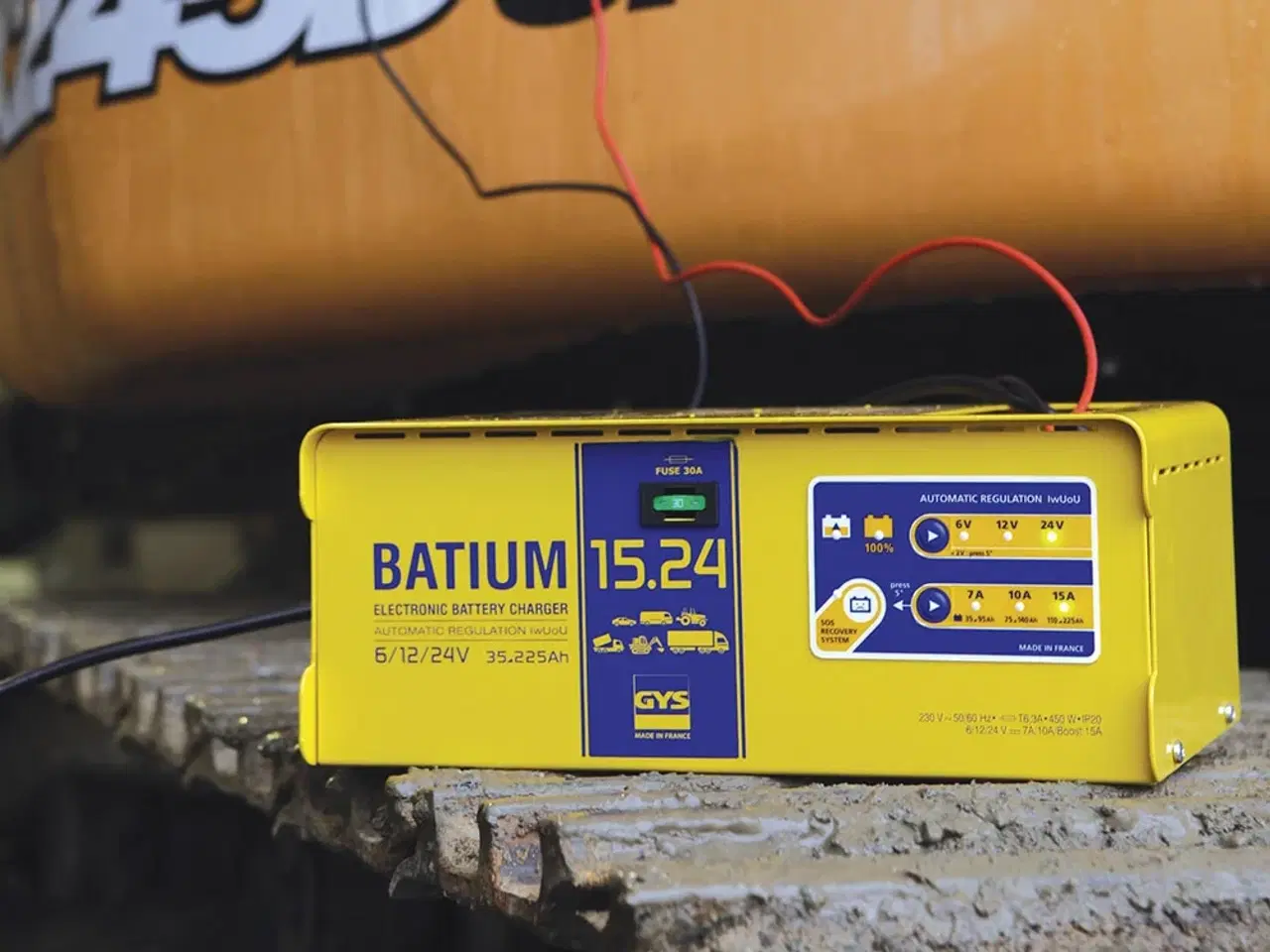 Billede 2 - GysFlash BATIUM 15.24 15Ampere`s automatisk oplader til 6/12/24 V batterier