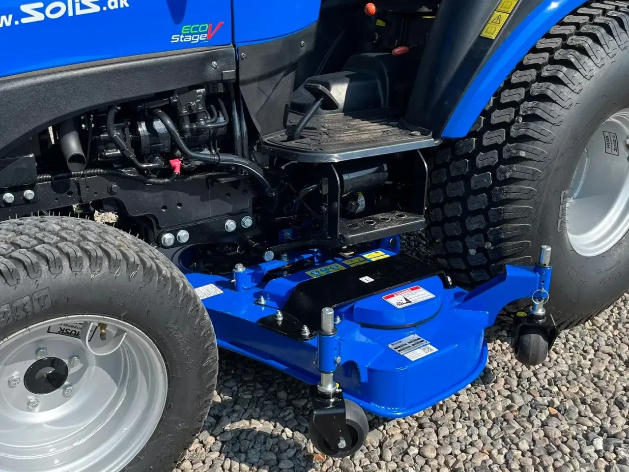 Billede 17 - Solis 26 HST Hydrostat Turf hjul og klipperbord