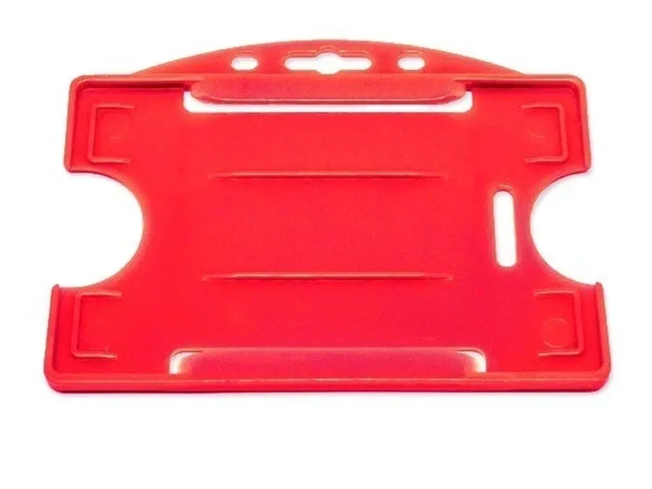 Billede 1 - Bæreetui rød plast til 1 kort