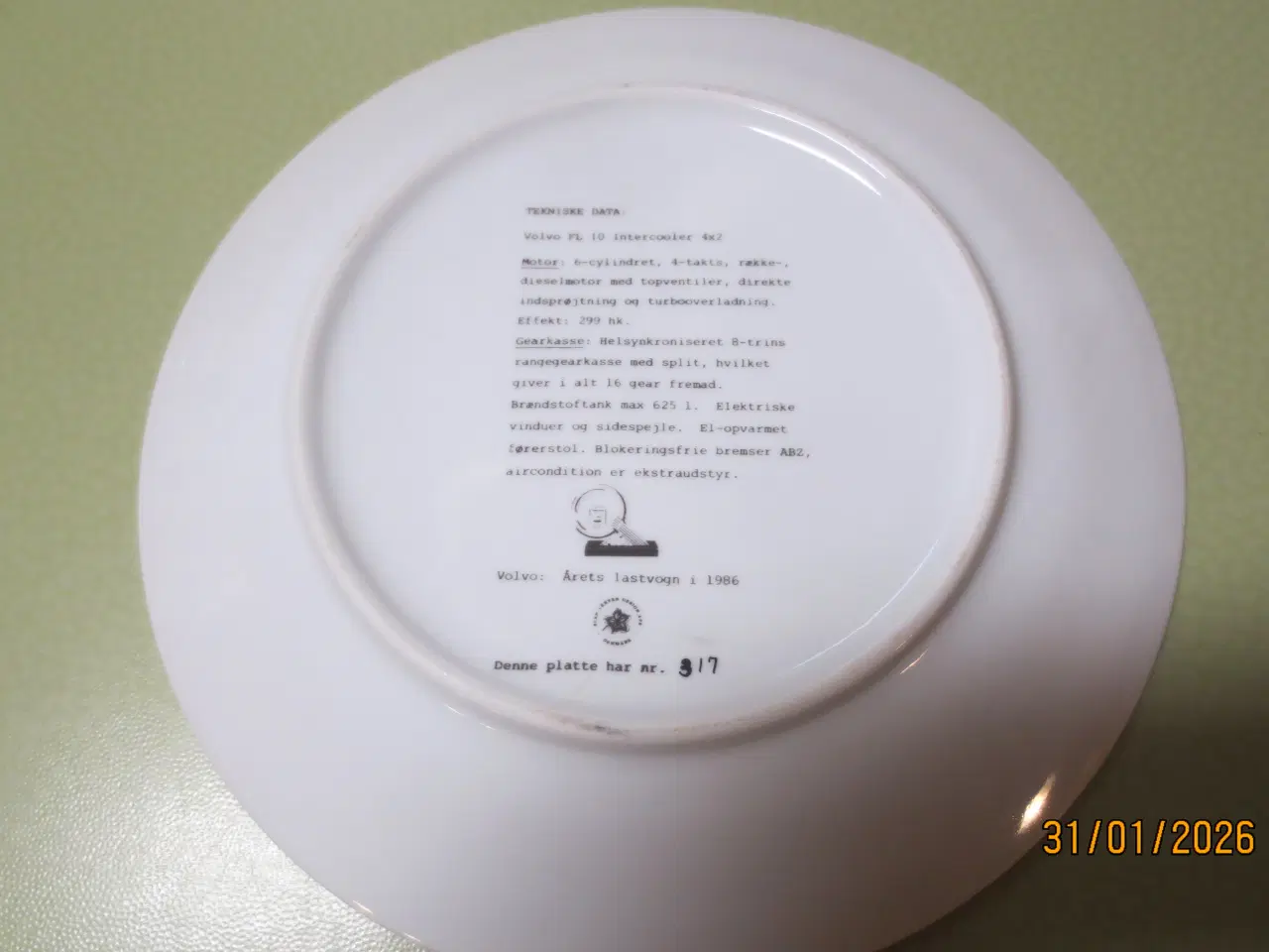 Billede 5 - 5 stk Truck Platter Årg 1985 til 1989