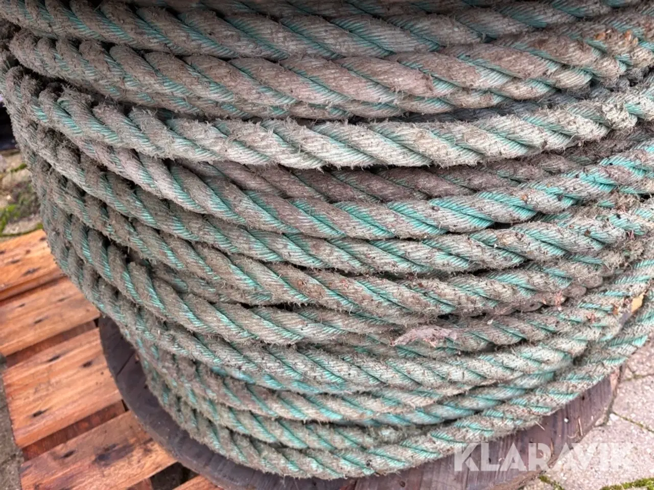 Billede 10 - Kabeltromle med reb 4 styk.