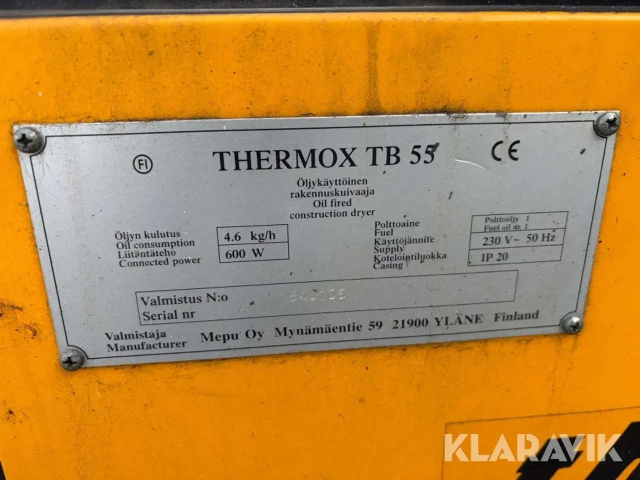 Billede 5 - Varmekanon Thermox TB55