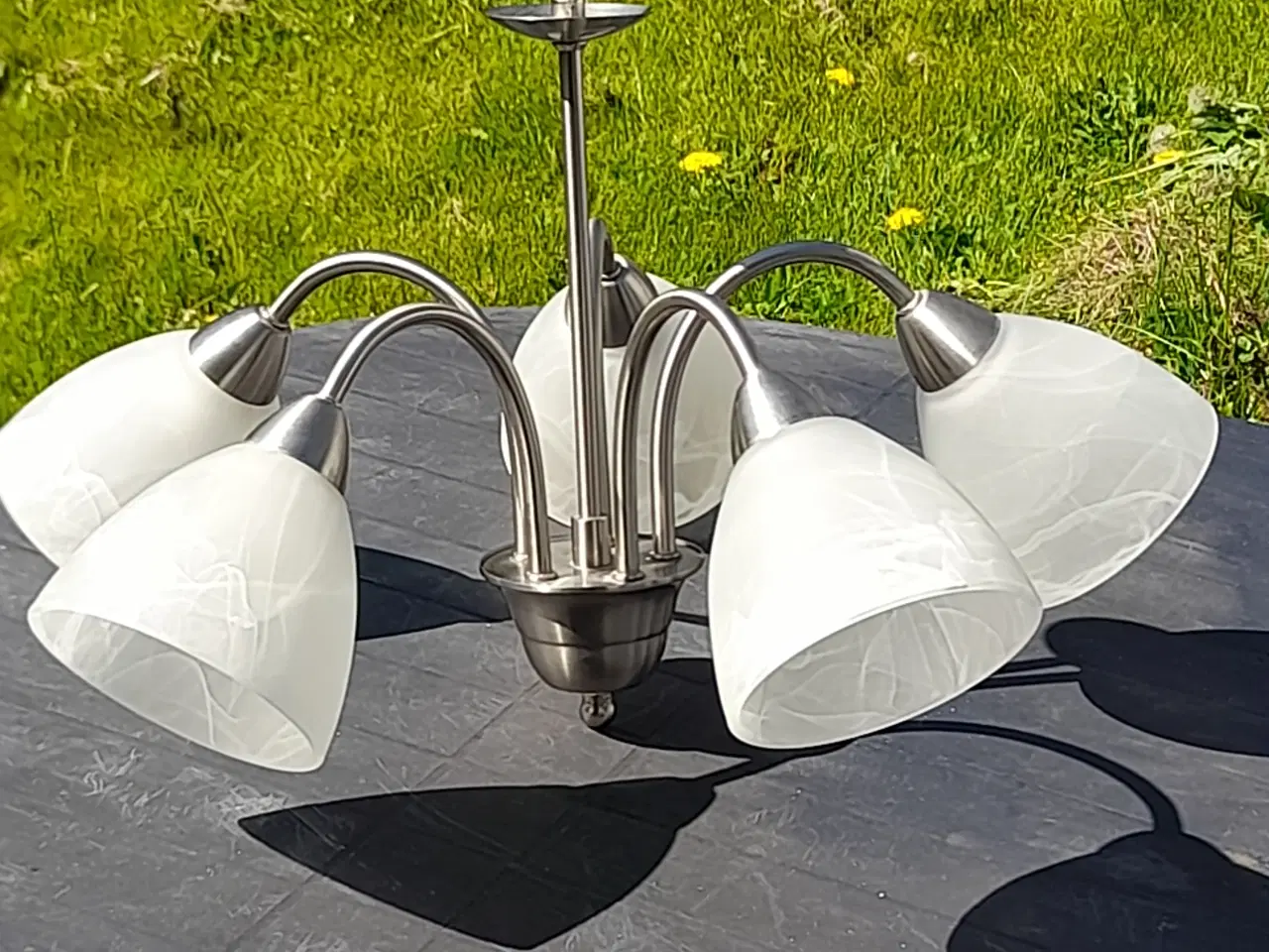 Billede 1 - Lysekrone med 5 Lampetter E14 Max40W