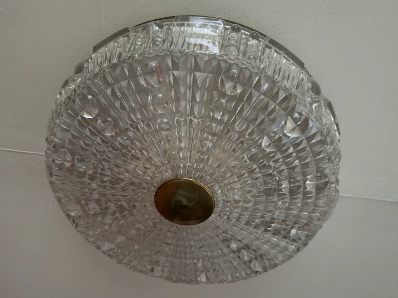 Billede 1 - Meget Smuk Krystal Loftlampe