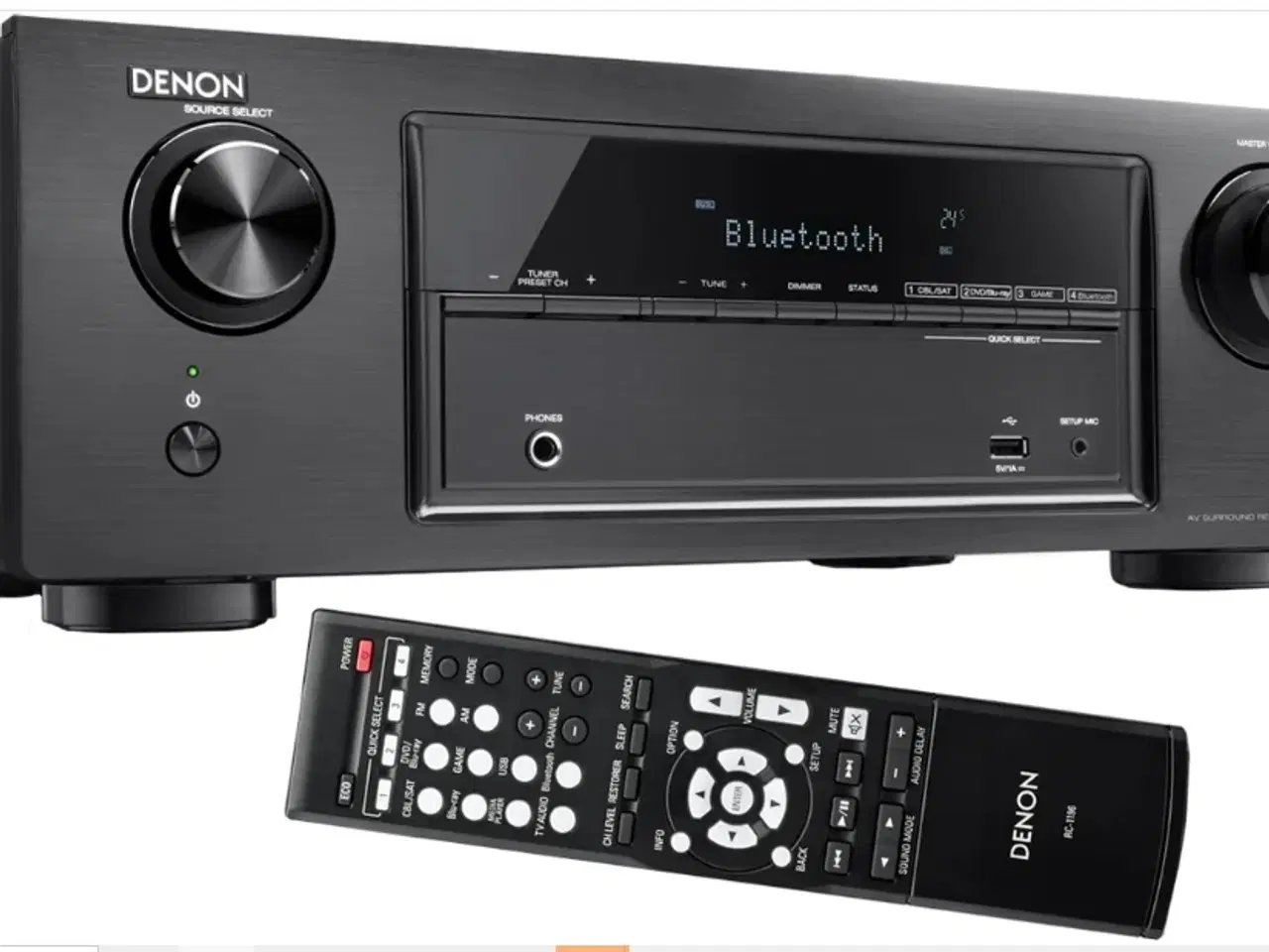 Billede 1 - Denon AVR-X520BT – kraftfuld 5-kanals reciever, FM