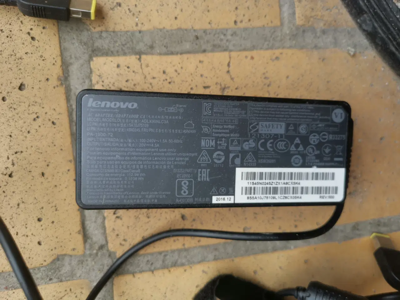 Billede 2 - Lenovo Bærbar Strømforsyning ADLX90NLC3A