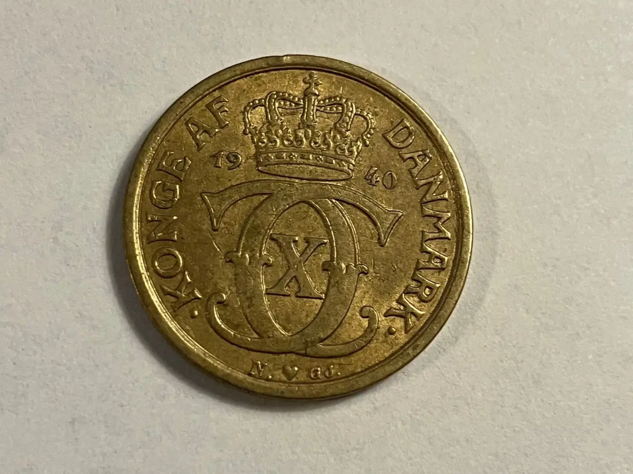 Billede 1 - 1/2 krone 1940 Danmark