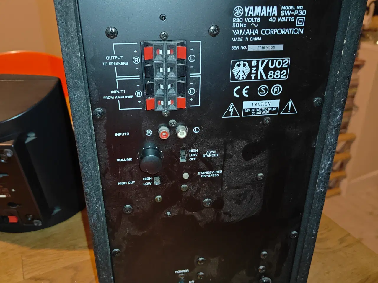 Billede 5 - Yamaha subwoofer forstærker m 2 sat speaker med