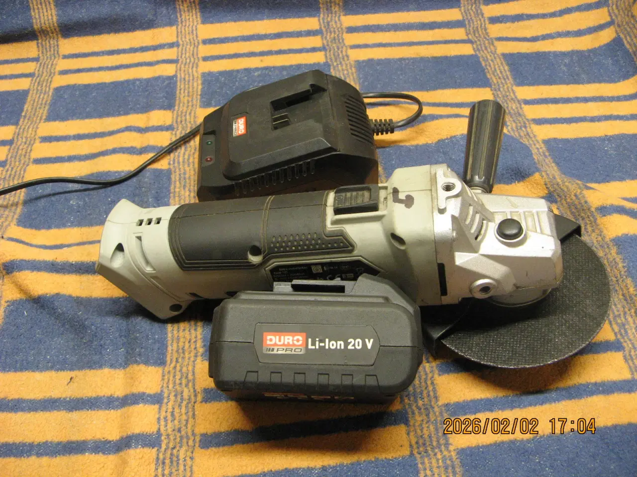 Billede 4 - Aku.Vinkelsliber med 20 volts bateri 