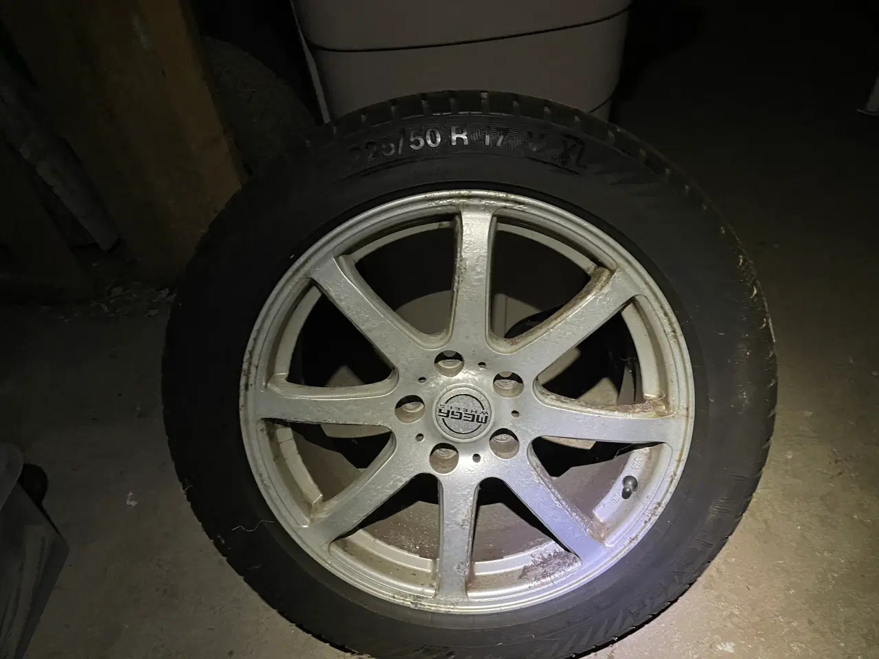 Billede 3 - 4 alufælger med vinterdæk