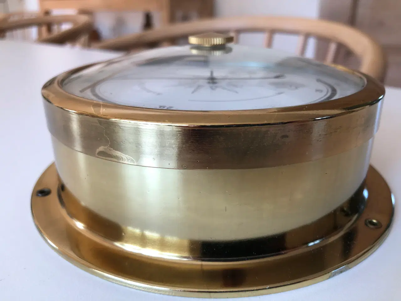 Billede 6 - Skibsbarometer i messing
