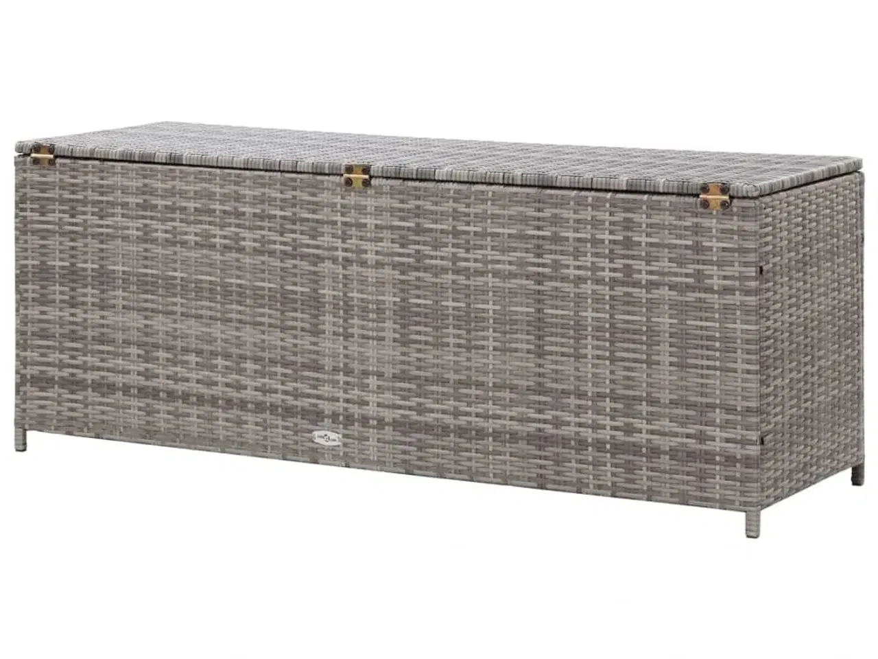 Billede 3 - Opbevaringskasse til haven 120x50x60 cm polyrattan grå