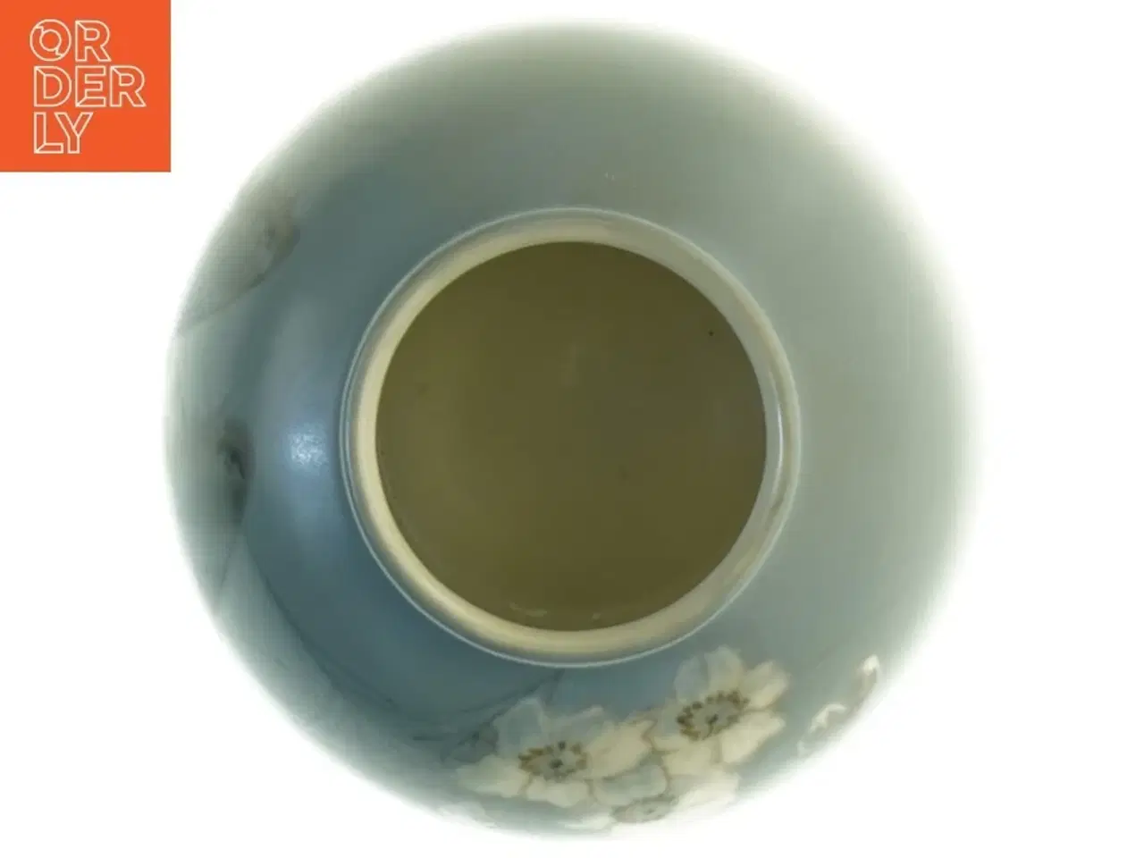 Billede 3 - Blå og hvid porcelænsvase, 814 2390 fra Royal Copenhagen (str. 7 x 9 cm)