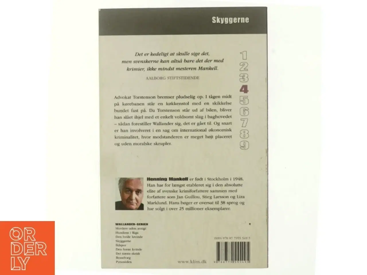 Billede 3 - Skyggerne af Henning Mankell (Bog)