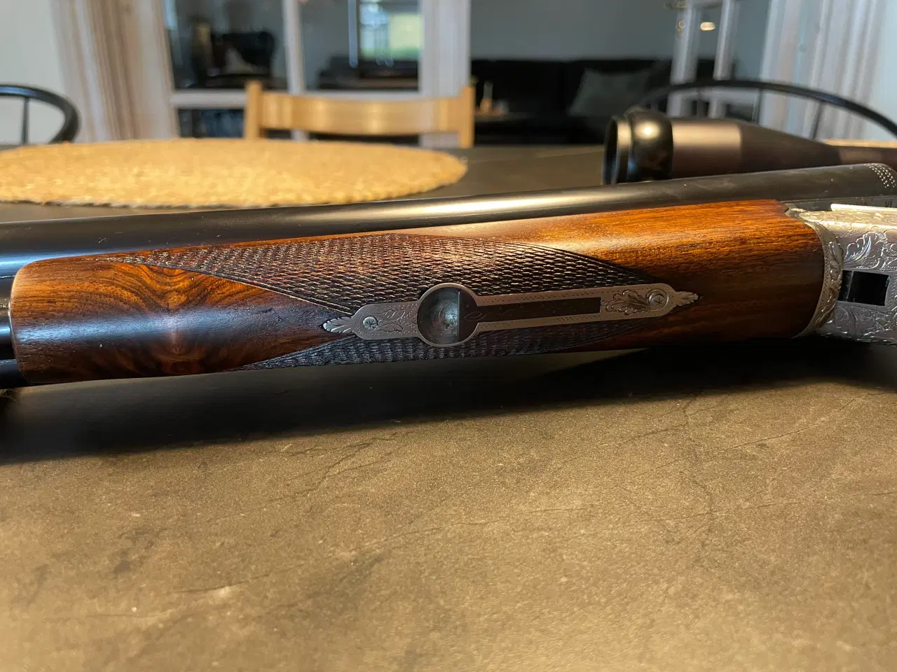 Billede 14 -  Lux Merkel drilling 12/70 & 7x65R m skæftemagasin