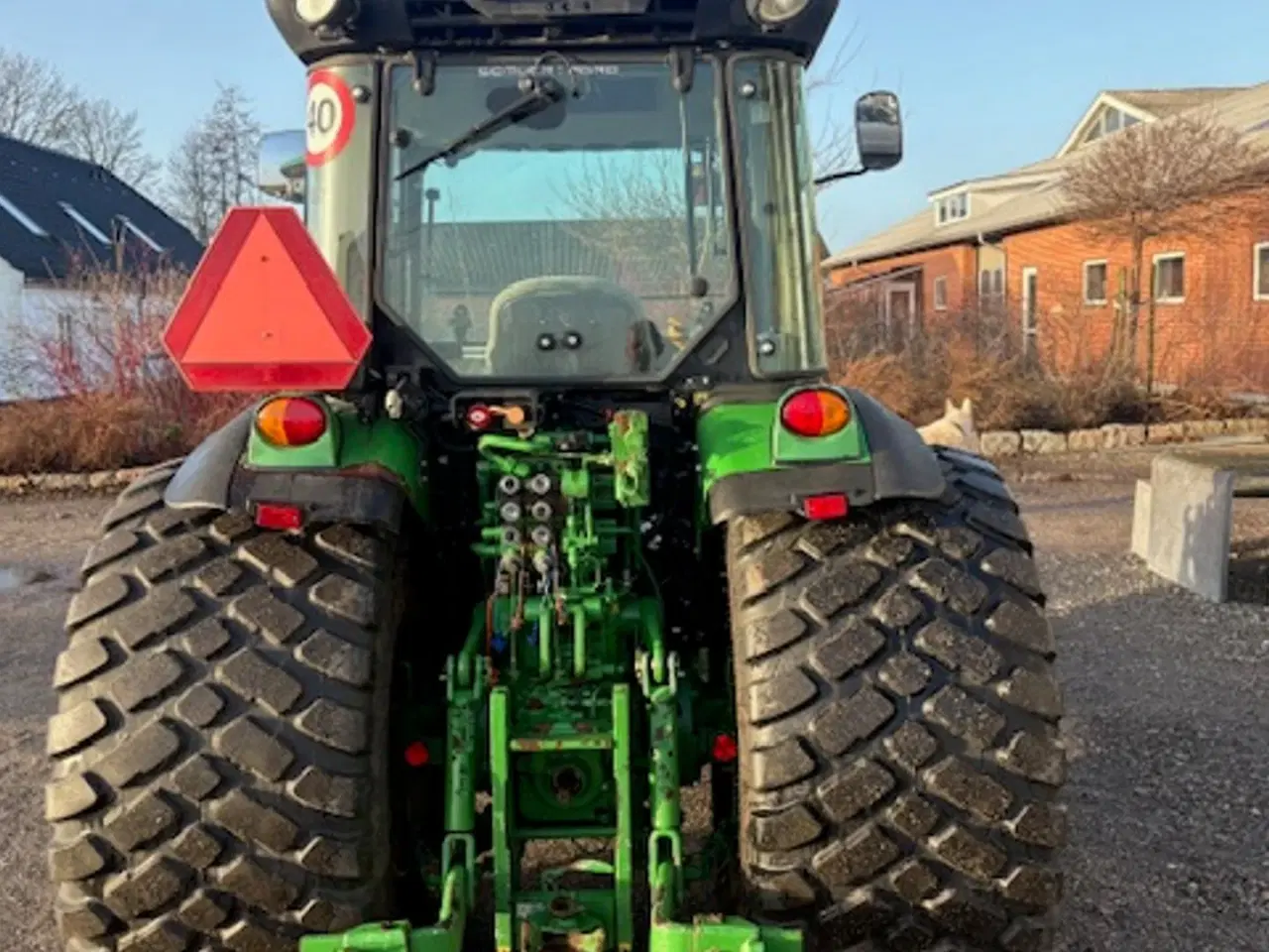 Billede 3 - John Deere 5105GF FRONTLIFT. HJUL MED GRÆSDÆK MEDFØLGER