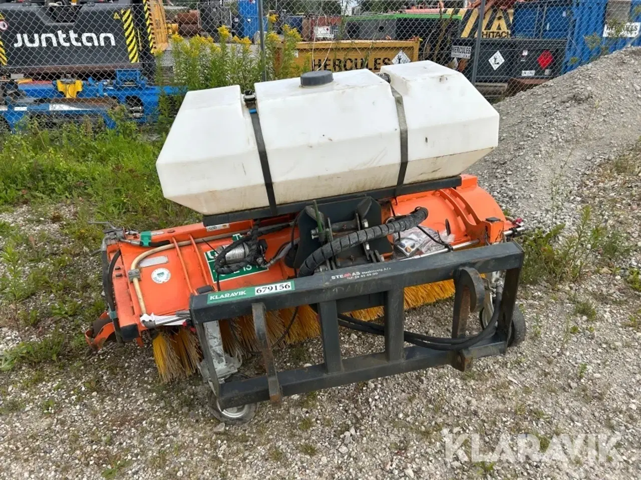 Billede 3 - Hydraulisk kost m. vandtank Modentech BMR 200