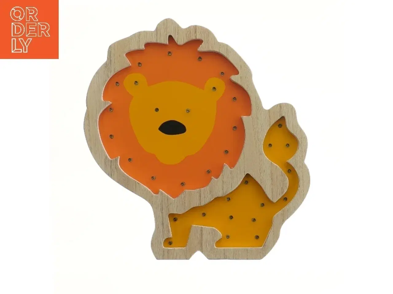 Billede 1 - Løve natlampe til børn (str. 31x29 cm)