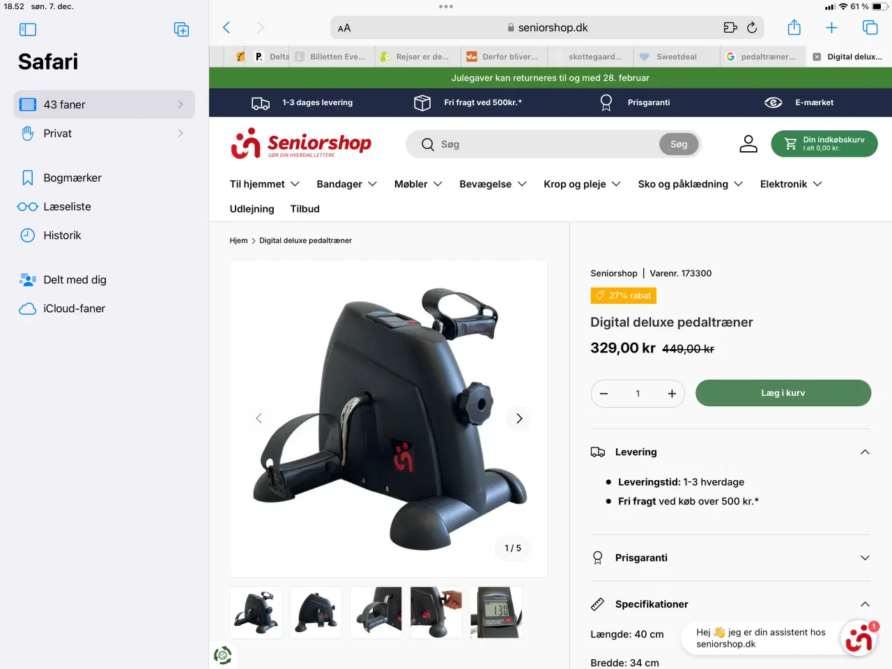 Billede 4 - Pedal træner