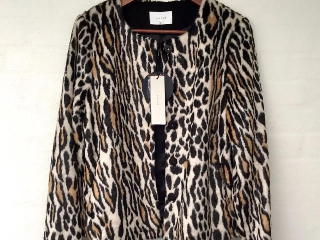 Billede 14 - Neo Noir leopard jakke str. M Faux Fur pelsjakke 