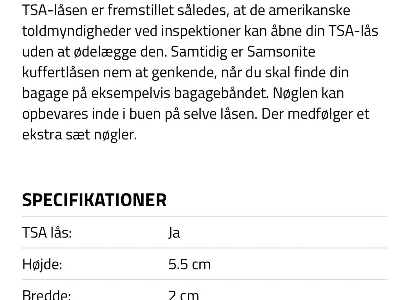 Billede 3 - Samsonite kuffertlåse med TSA kodning