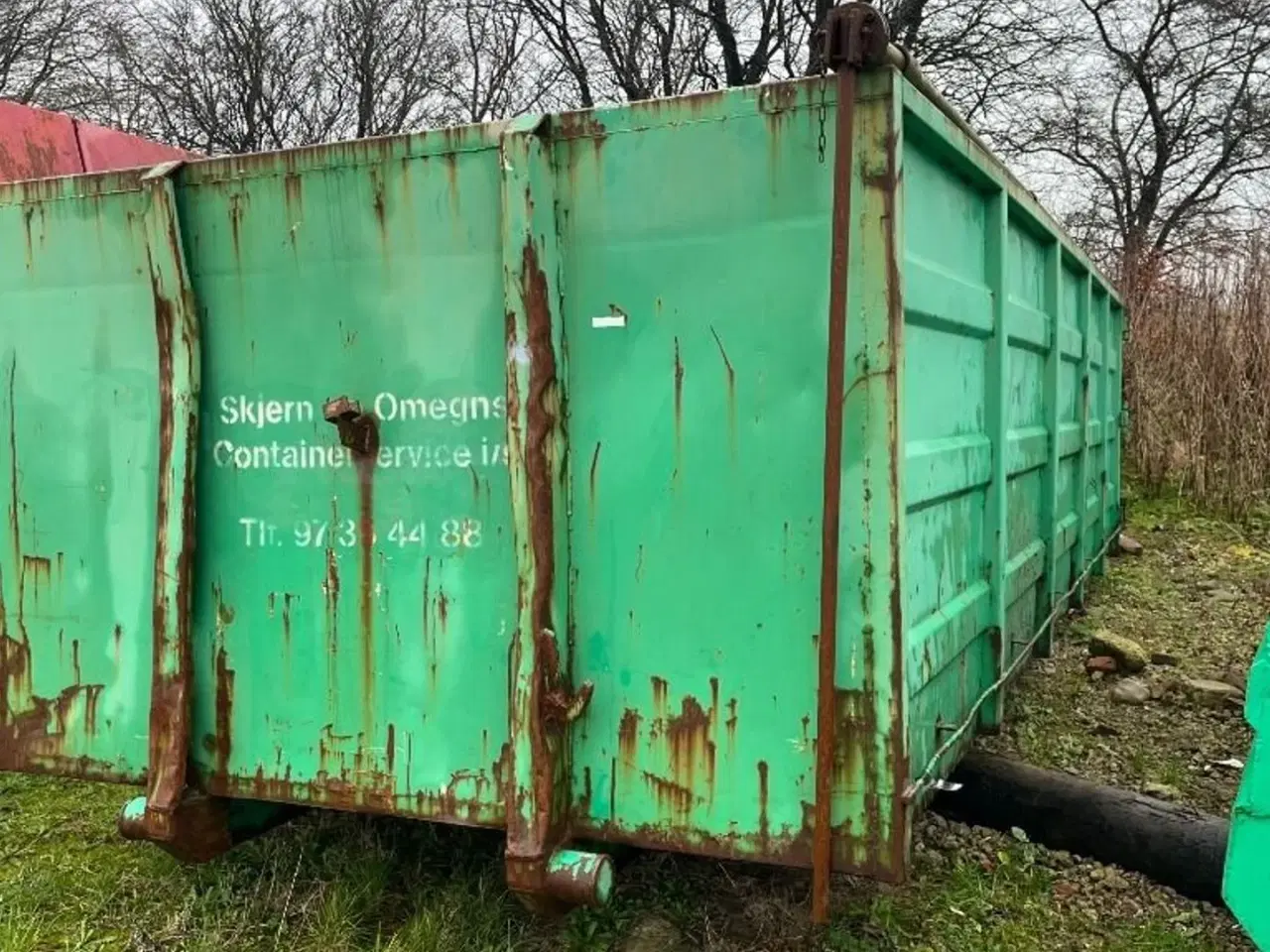 Billede 1 - Container Wirehejs 1,5 X 6,1 Meter Dobbelt låge bag