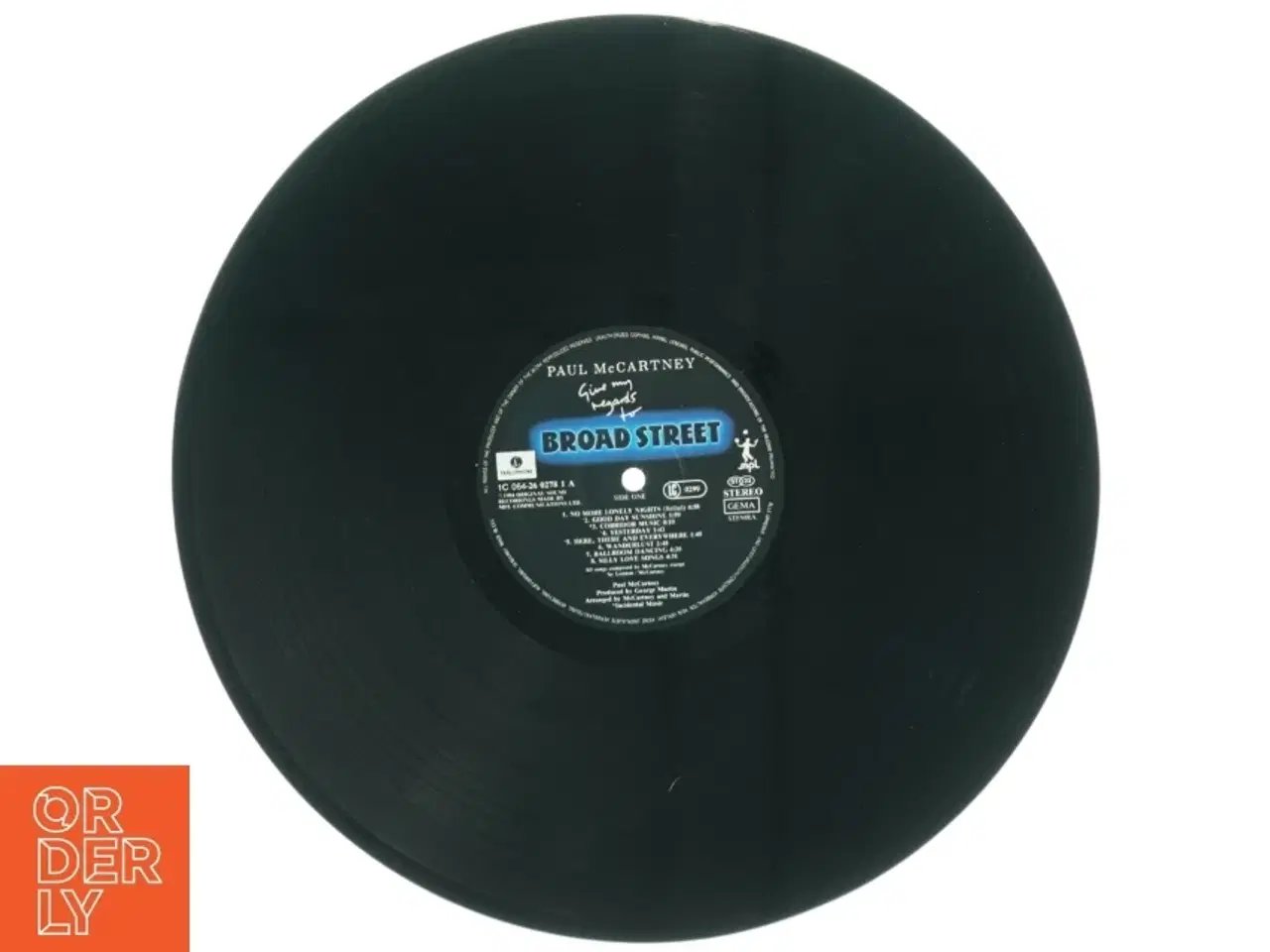 Billede 1 - Paul McCartney &#39;Give My Regards to Broad Street&#39; Vinylplade (str. 31 x 31 cm)