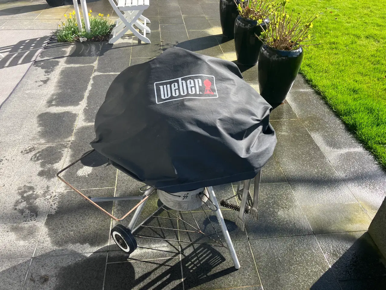 Billede 4 - WEBER grill med orig., uskadet grillbetræk, 57cm