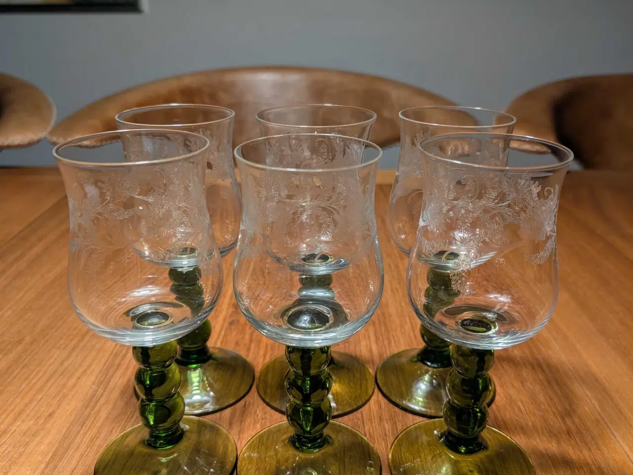 Billede 2 - Rømerglas med fin gravering