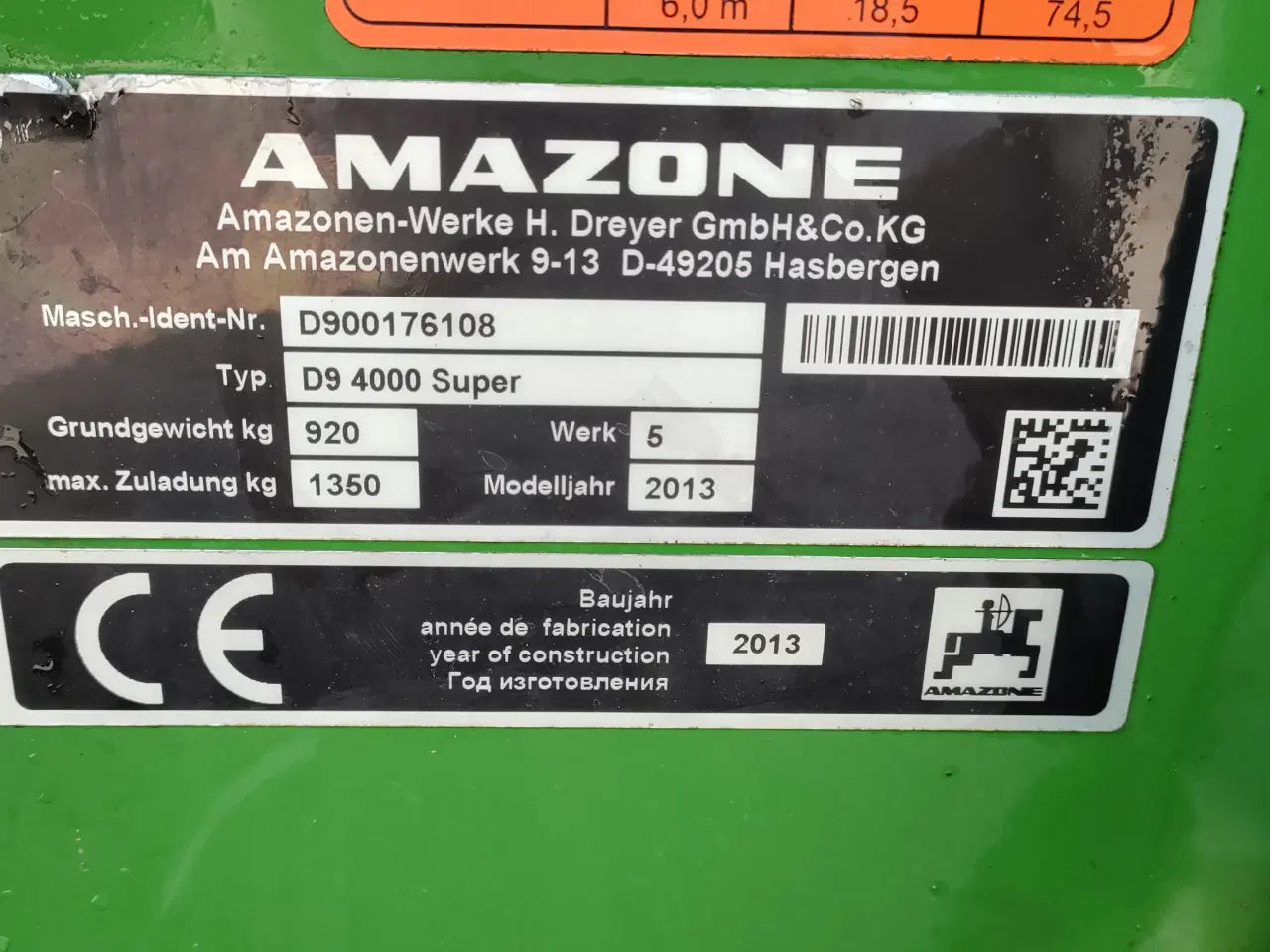 Billede 1 - Amazone d9 400