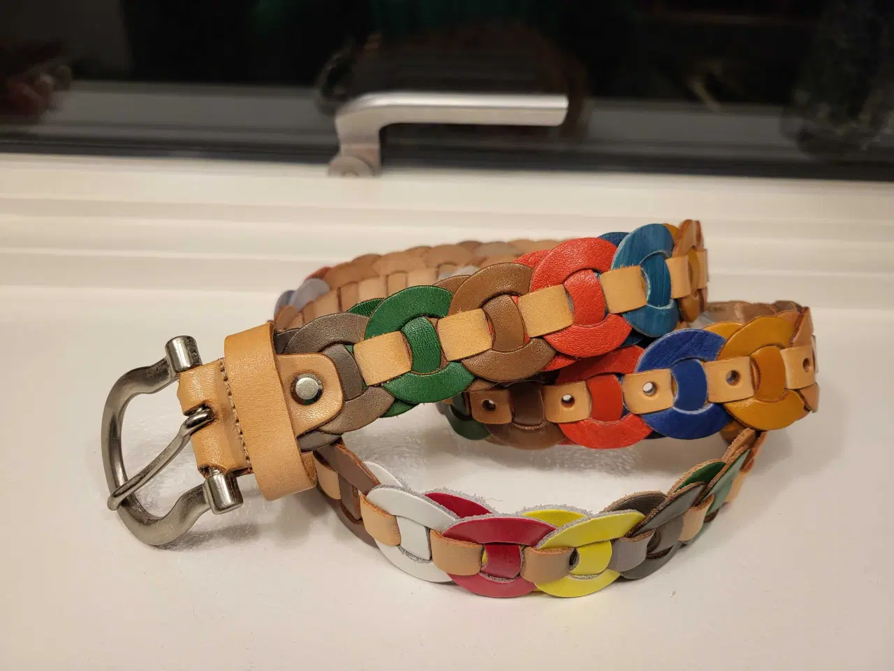 Billede 1 - Læderbælte mange farver