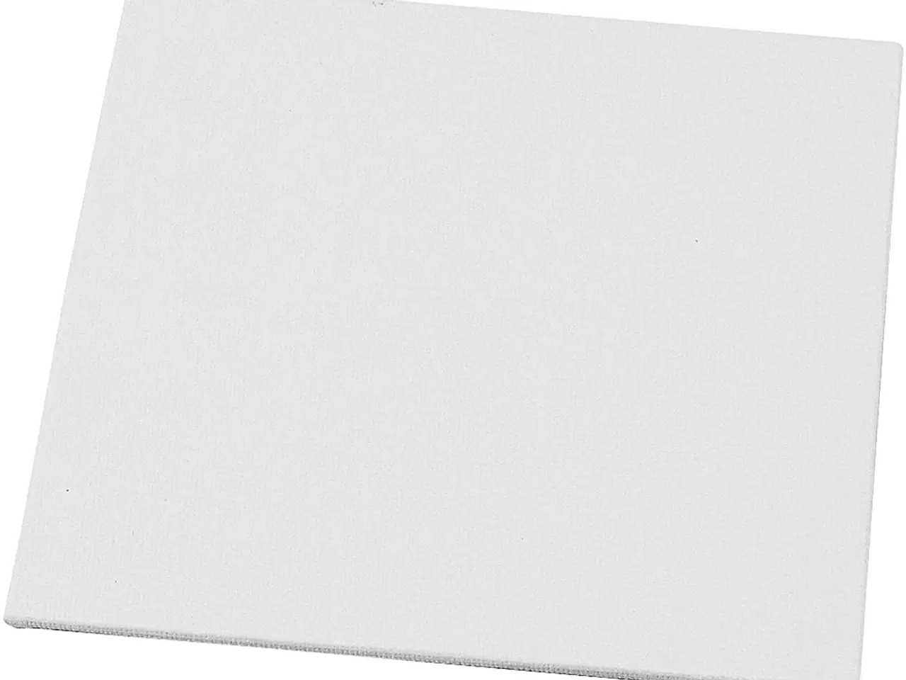 Billede 1 - Malerplade, str. 15x15 cm, tykkelse 3 mm, 280 g, hvid, 1 stk.